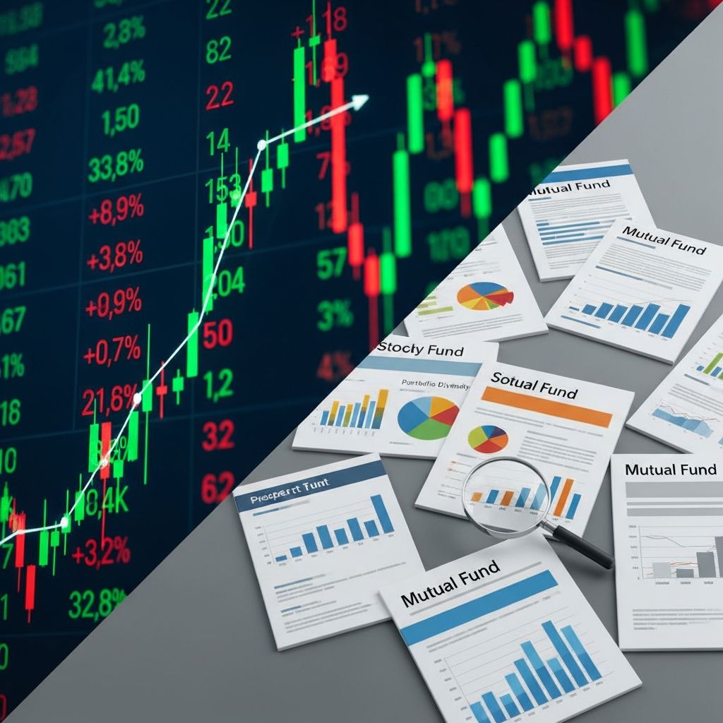Compare stocks and mutual funds to find the best investment strategy for your financial goals.