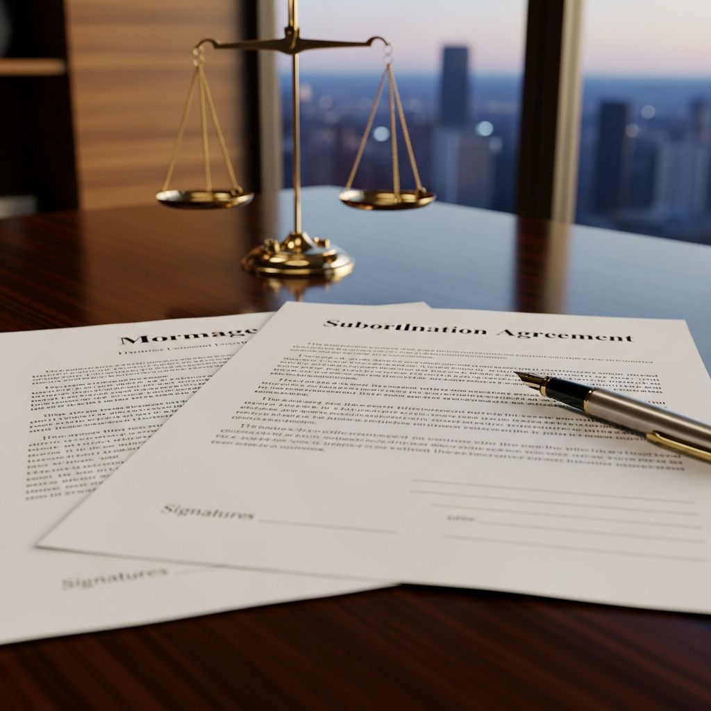 Master subordination agreements: Learn how debt priority works in multi-lender financing scenarios.