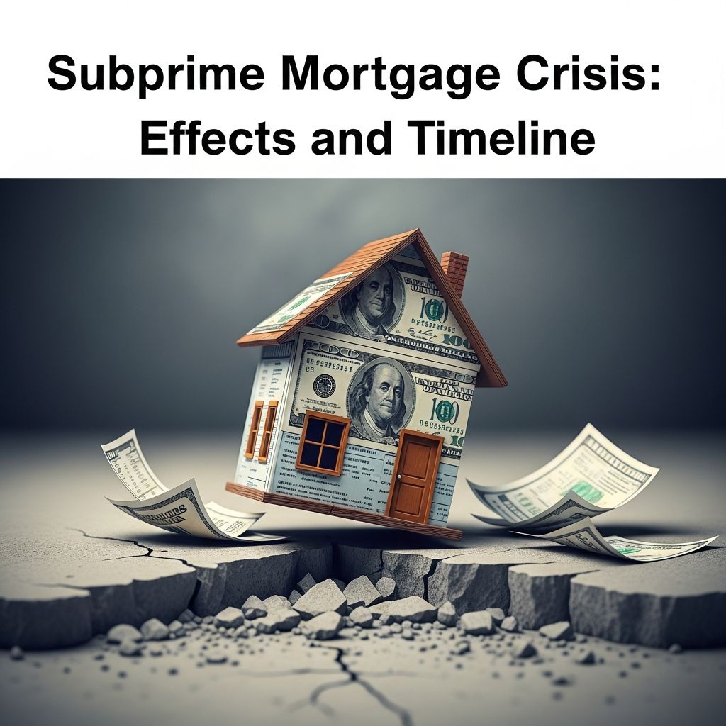 Understanding the subprime mortgage crisis: causes, timeline, and lasting economic impacts.