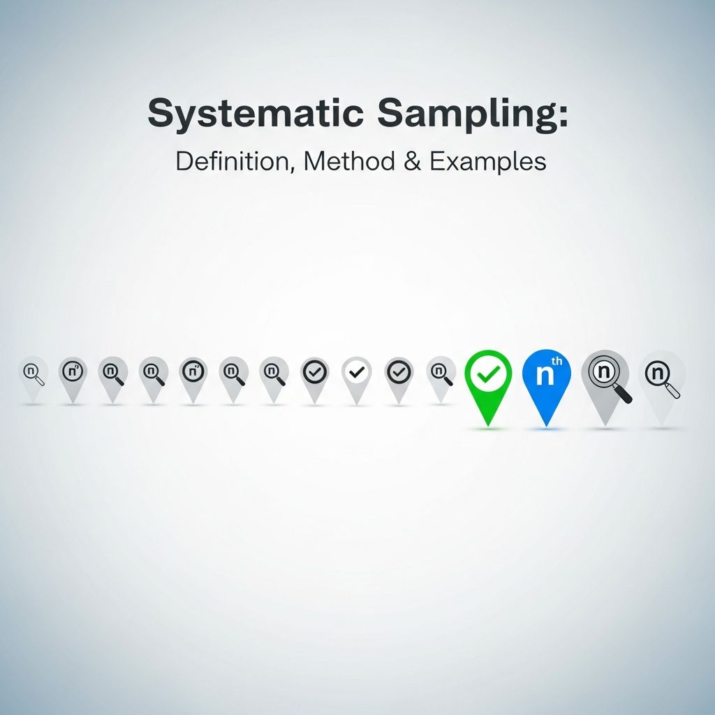 Master systematic sampling: A structured probability method for selecting representative data samples efficiently.