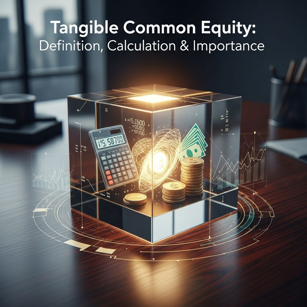 Understand tangible common equity and how it measures financial stability and asset strength.