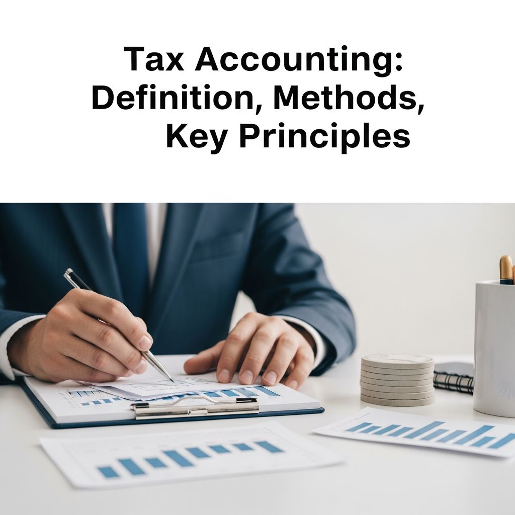 Master tax accounting fundamentals, methods, and best practices for compliance.