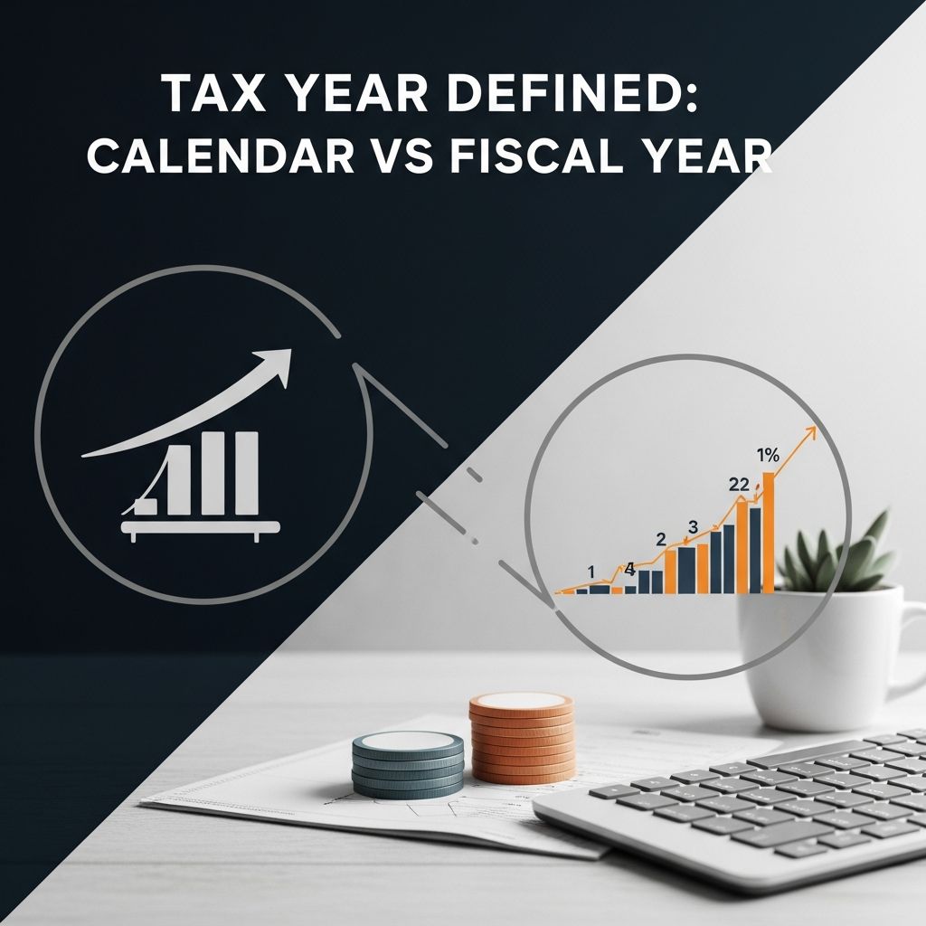 Understand tax years: Learn the difference between calendar and fiscal years for tax filing.