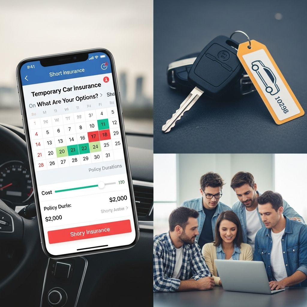 Explore flexible short-term car insurance alternatives for your temporary driving needs.