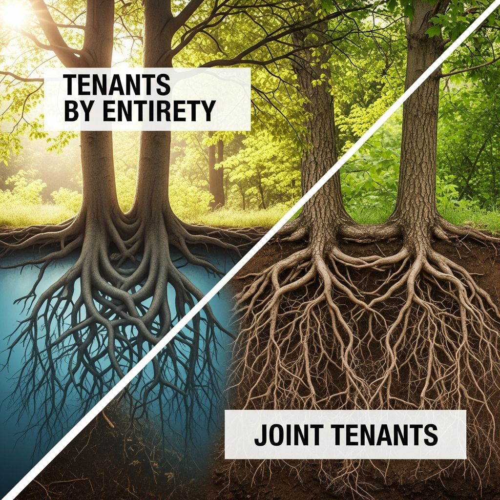 Understand the crucial differences between tenants by entirety and joint tenancy ownership for married couples.