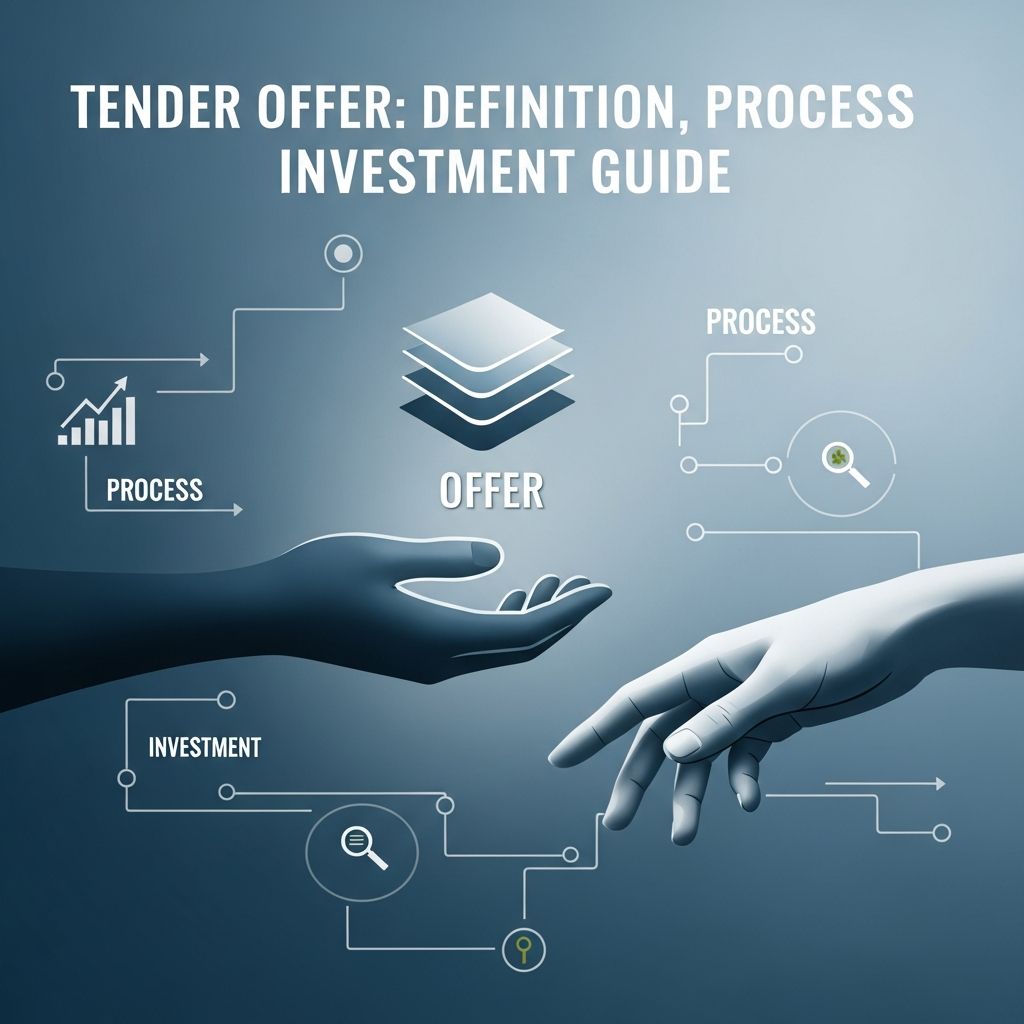 Complete guide to tender offers: Learn how companies acquire shares and the implications for investors.