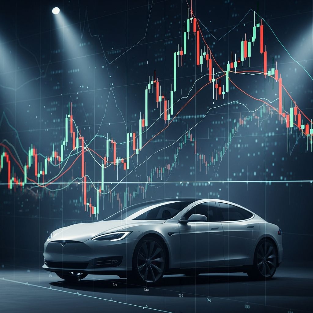 Analysis of expected Tesla stock volatility and price movements following quarterly earnings reports.