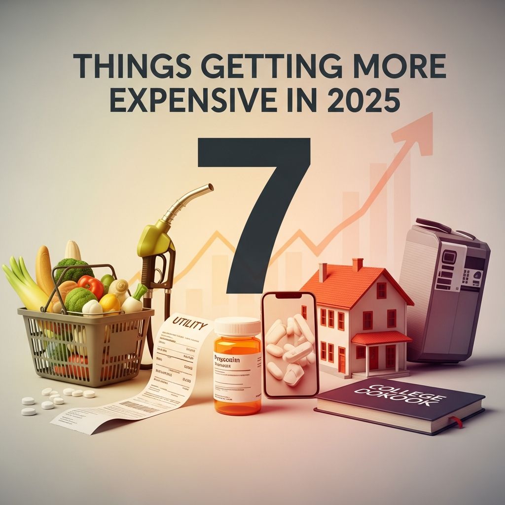 Navigate rising costs in 2025: coffee, eggs, meat, travel, watches, streaming, and home insurance.