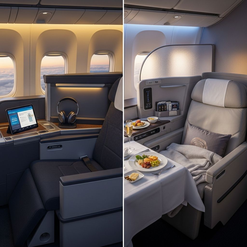 Understand the key distinctions between premium airline cabins and choose the right class for your travels.