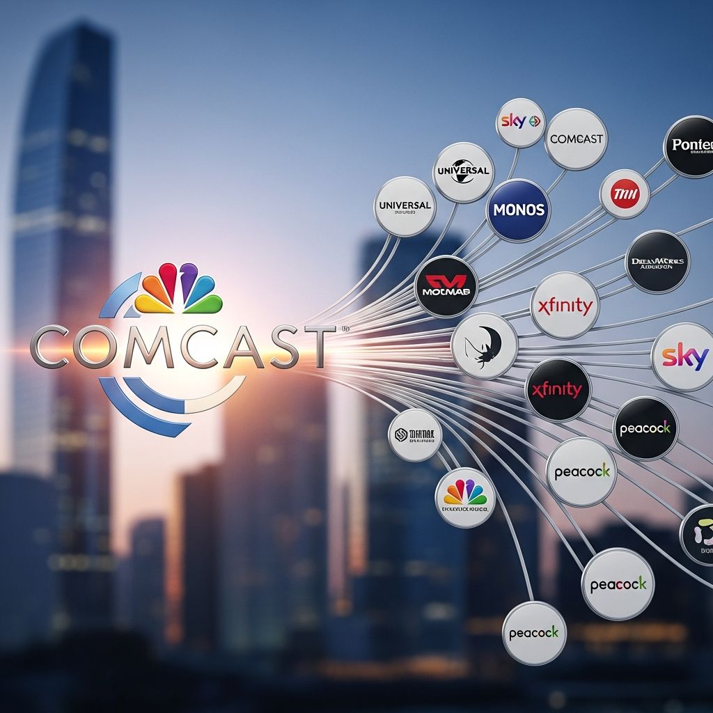 Explore Comcast's vast portfolio of media and entertainment subsidiaries and investments.