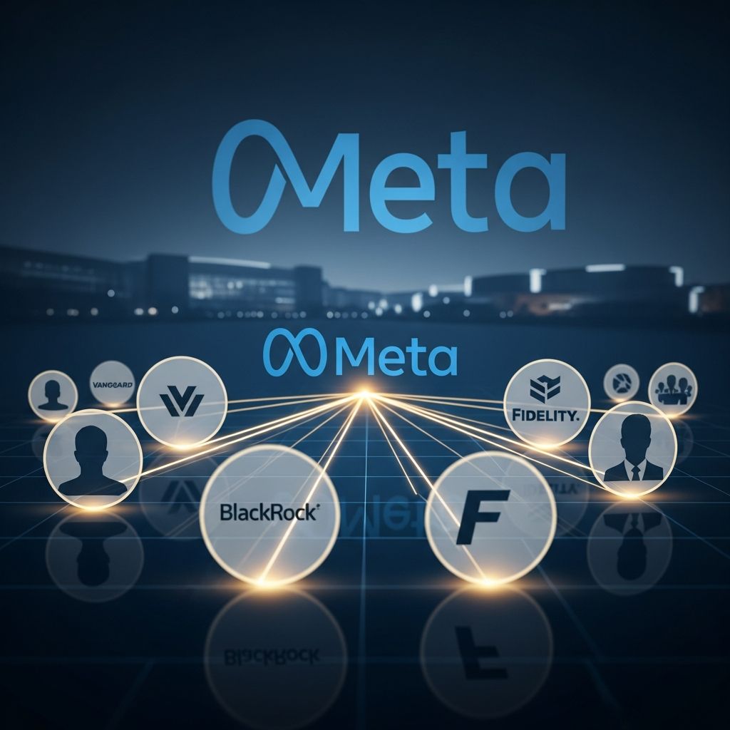 Discover the major shareholders of Meta Platforms and their stakes in the social media giant.
