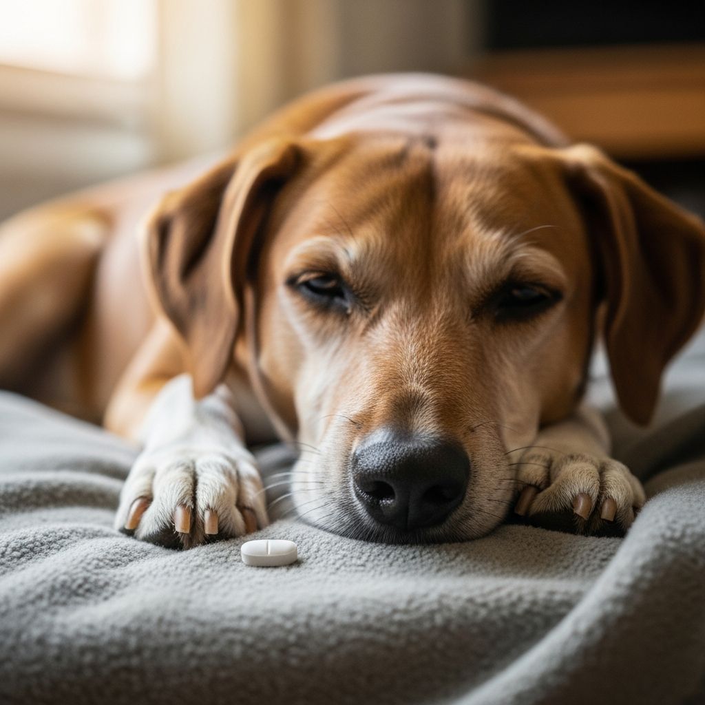 Complete guide to trazodone for dogs: dosage, benefits, side effects, and safety information.