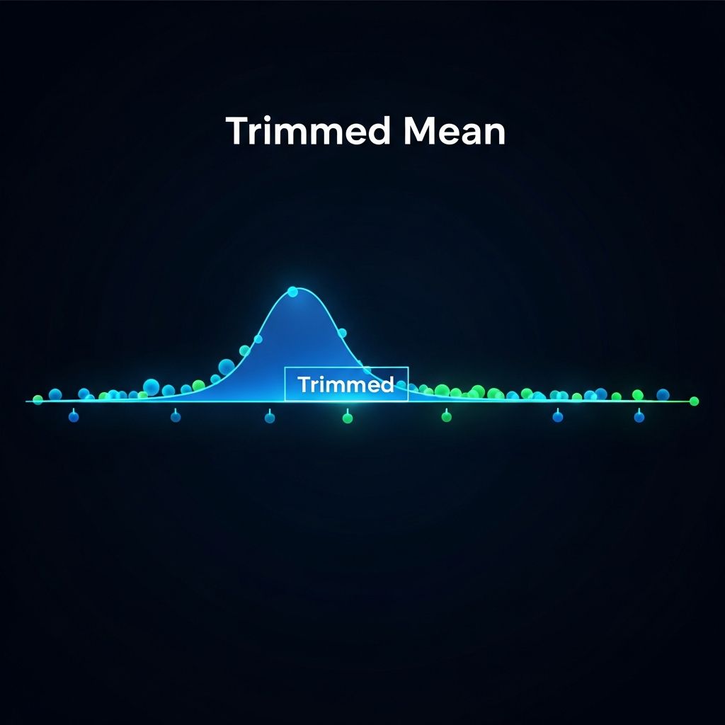 Master the trimmed mean: A robust statistical measure that removes outliers for accurate data analysis.