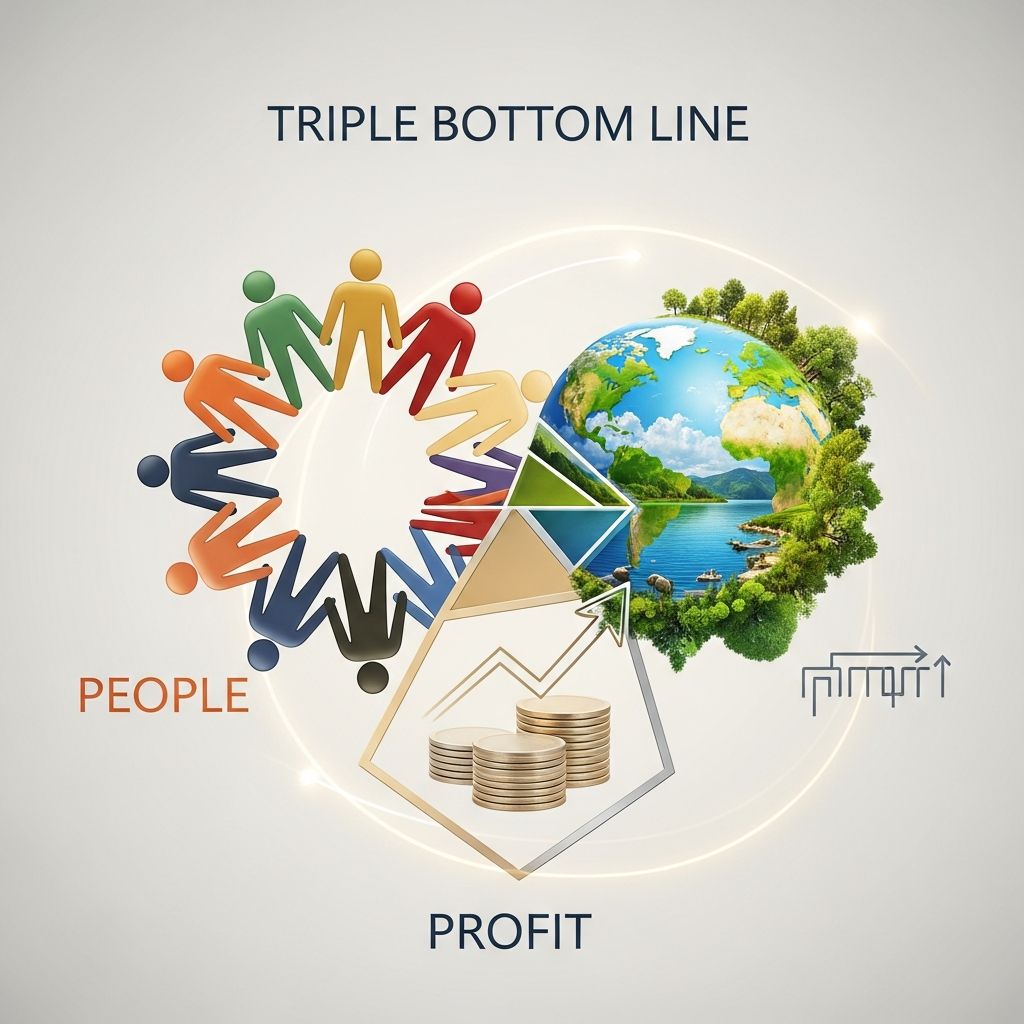 Understanding the triple bottom line framework for sustainable business success and stakeholder value.
