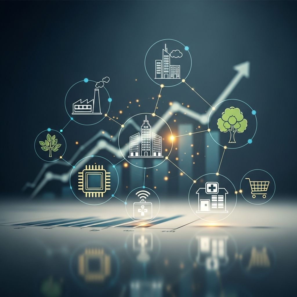 Learn about economic sectors, their classification, and investment opportunities.