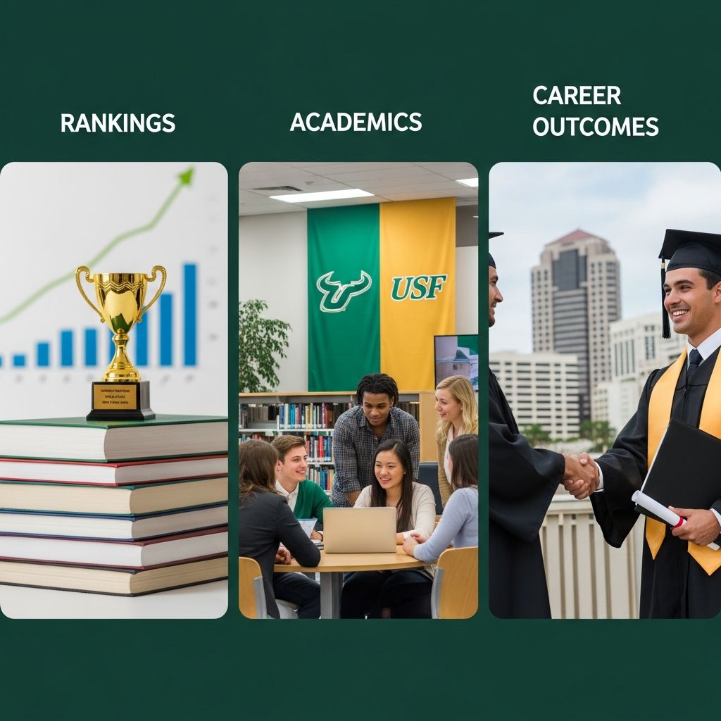 Explore USF's academic excellence, top-ranked programs, and impressive career outcomes for graduates.