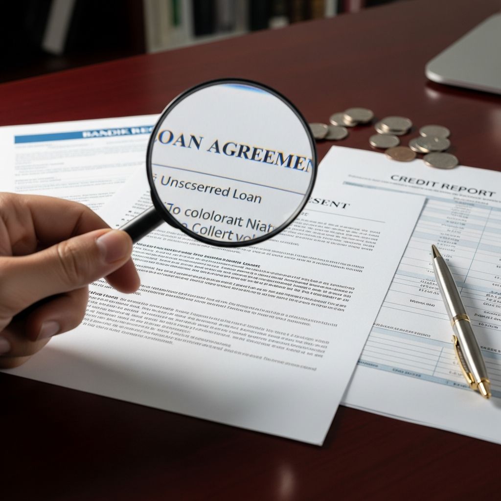 Complete guide to unsecured loans: understand types, benefits, risks, and qualification requirements.