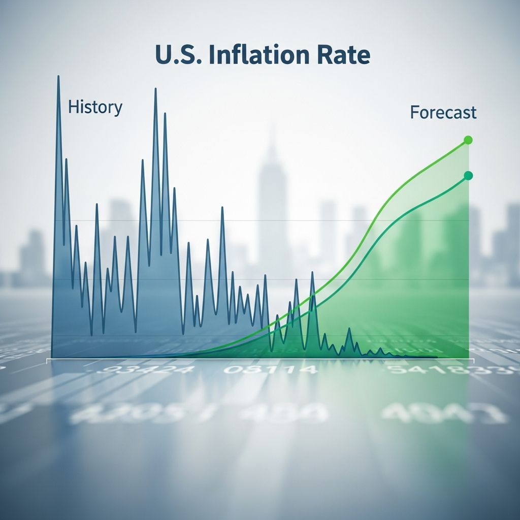Track U.S. inflation trends from historical data through 2025 forecasts and understand economic implications.