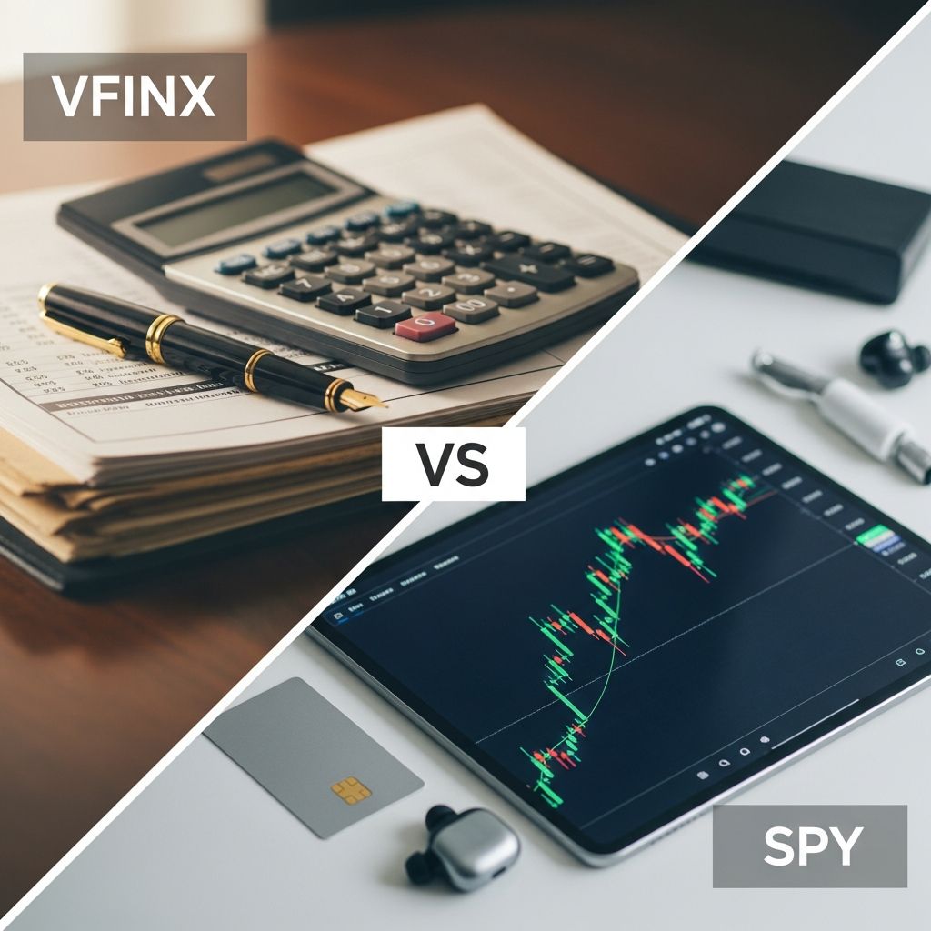 Understand the differences between VFINX mutual fund and SPY ETF for S&P 500 investing.