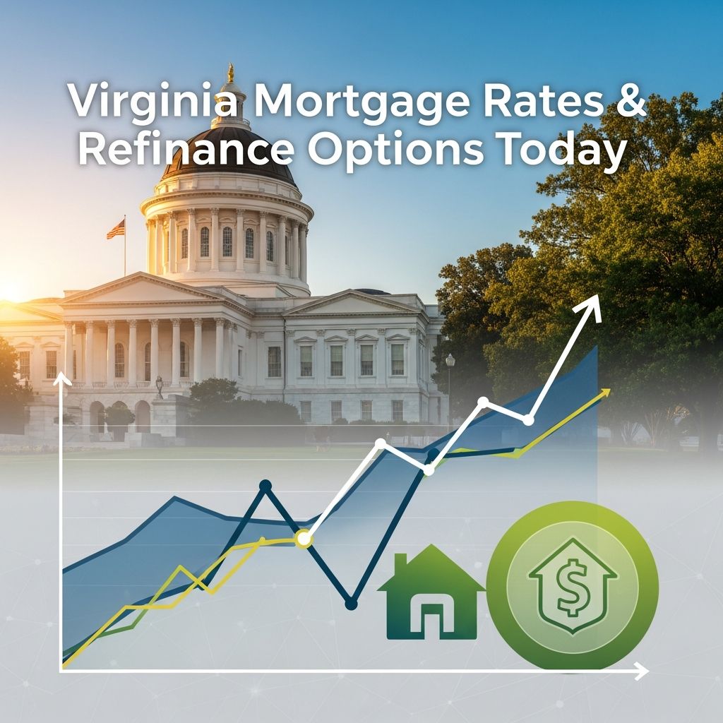 Current Virginia mortgage rates, refinancing options, and loan programs for homebuyers.