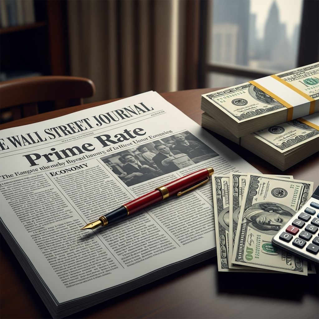 Understand the Wall Street Journal prime rate and how it affects your loans and credit cards.