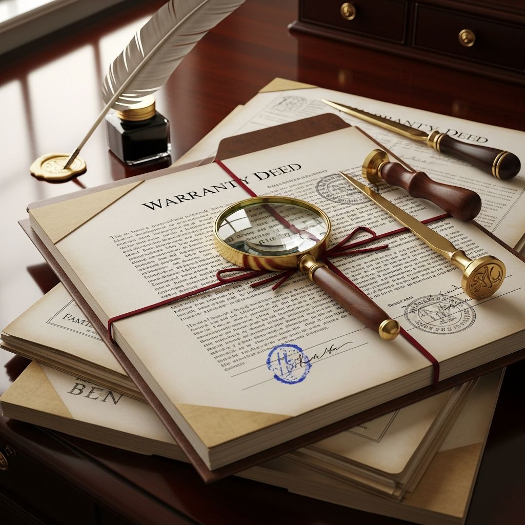 Complete guide to warranty deeds: protecting buyers in property transfers with legal guarantees.