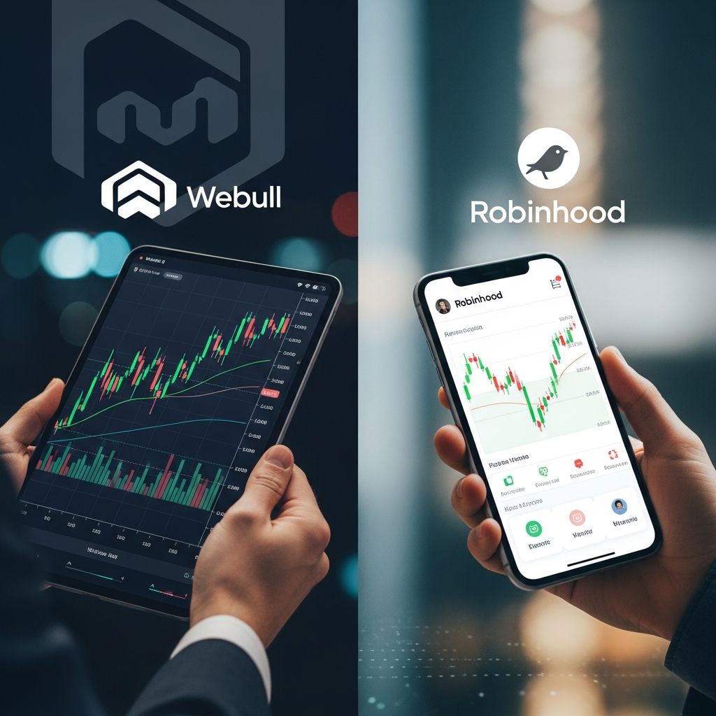 Compare Webull and Robinhood on fees, tools, assets, and features to find your ideal broker.
