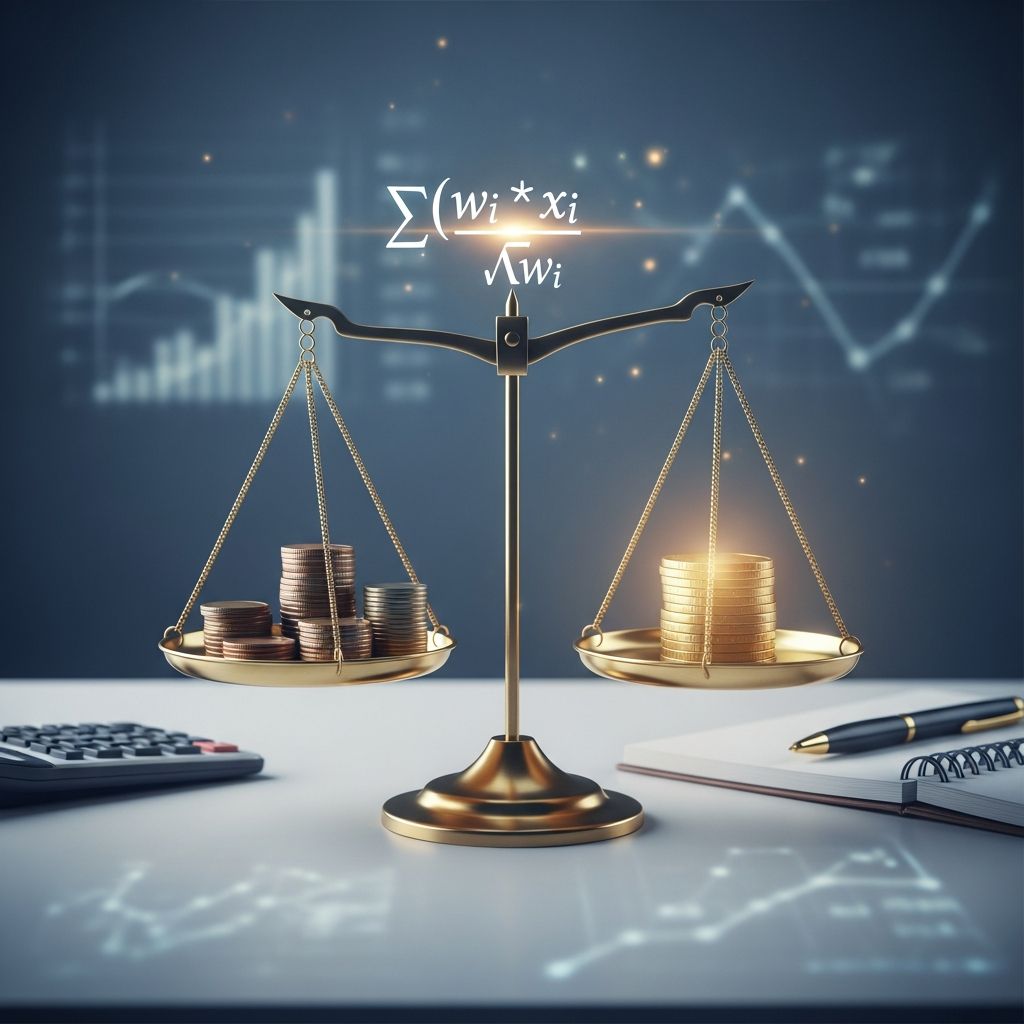 Master weighted averages: Learn how to calculate and apply this essential financial metric.