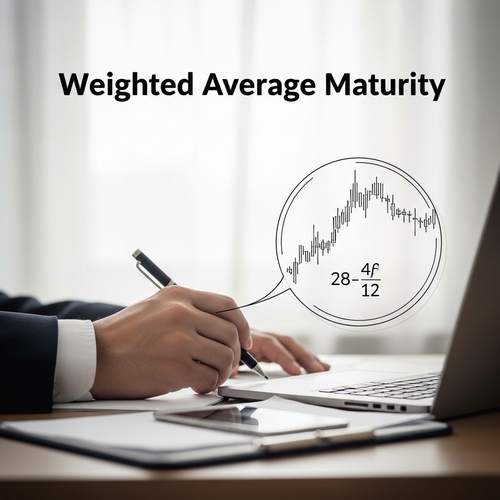 Master WAM: Learn how weighted average maturity measures bond portfolio risk and interest rate sensitivity.