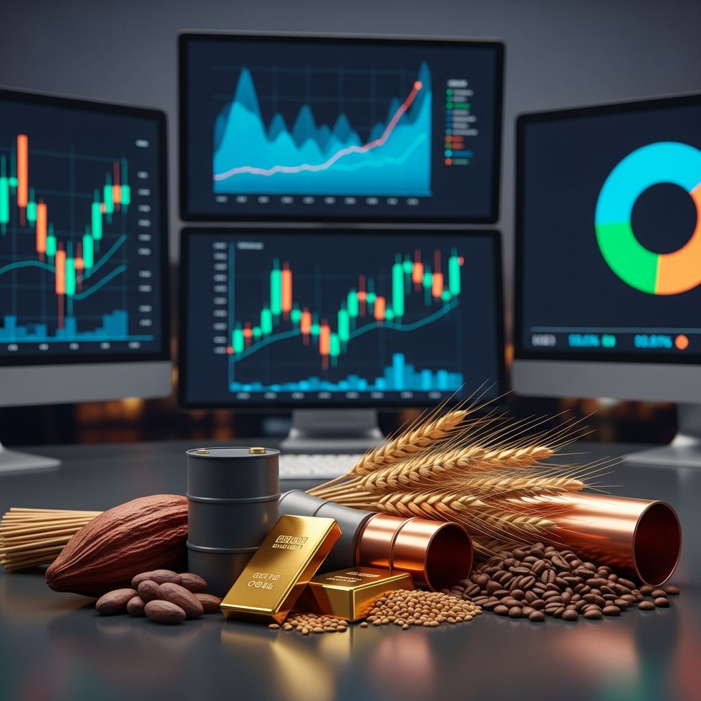 Complete guide to understanding commodities, their types, and how to trade them effectively.