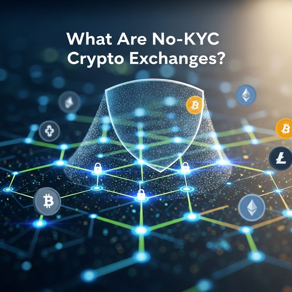 Trade crypto anonymously without identity verification on no-KYC exchanges.