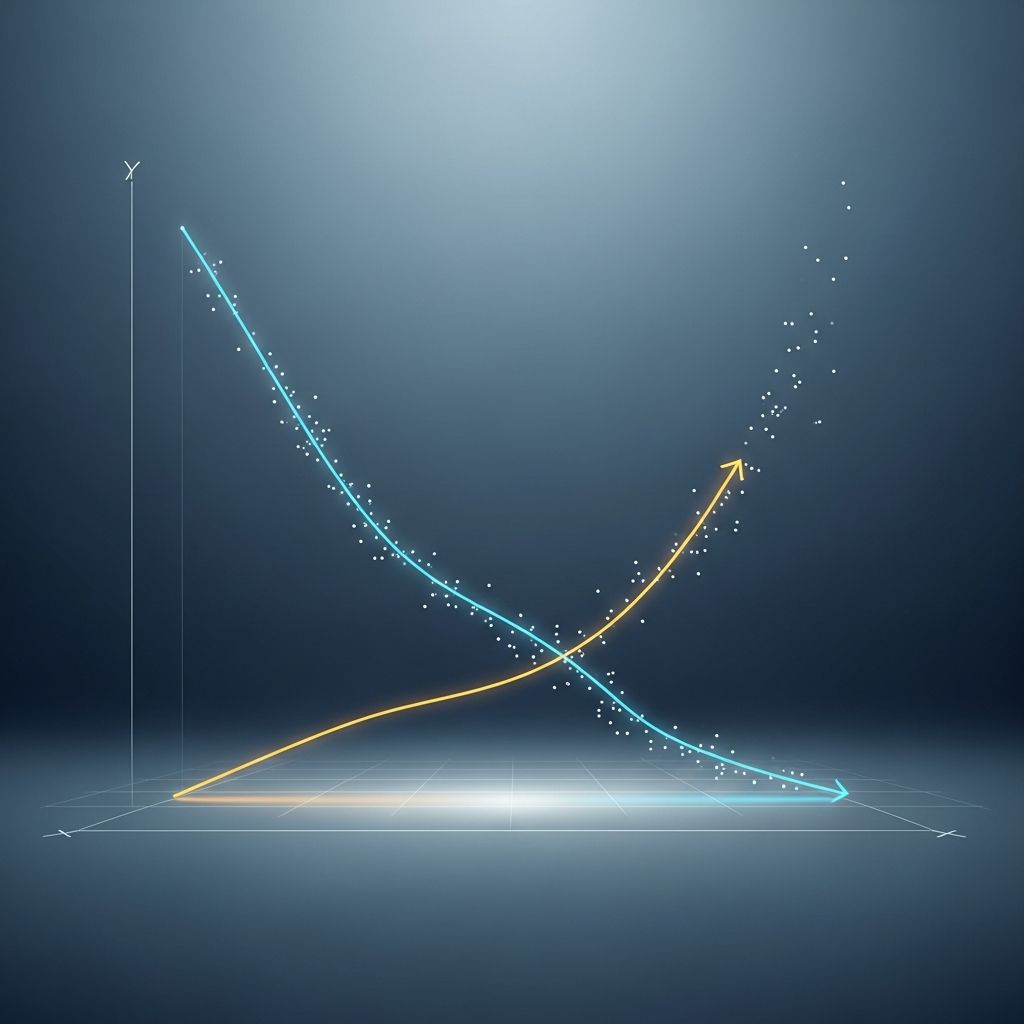 Understanding negative correlation coefficients and their role in portfolio diversification and risk management.