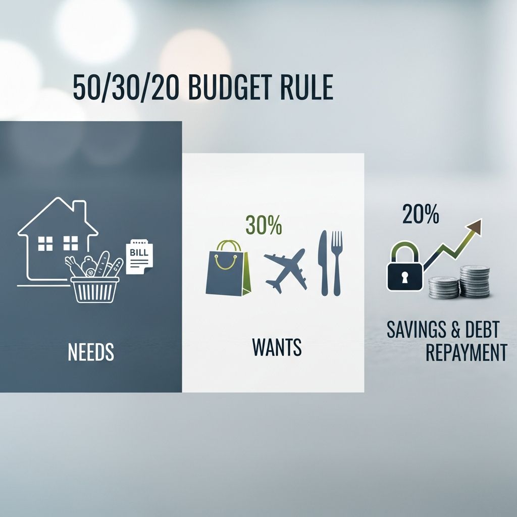 Master your finances with the 50/30/20 rule: a simple framework for budgeting success.