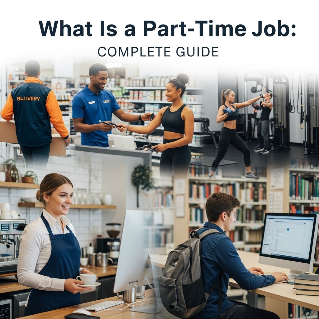 Discover what part-time jobs are, their benefits, types, and how they fit your lifestyle.