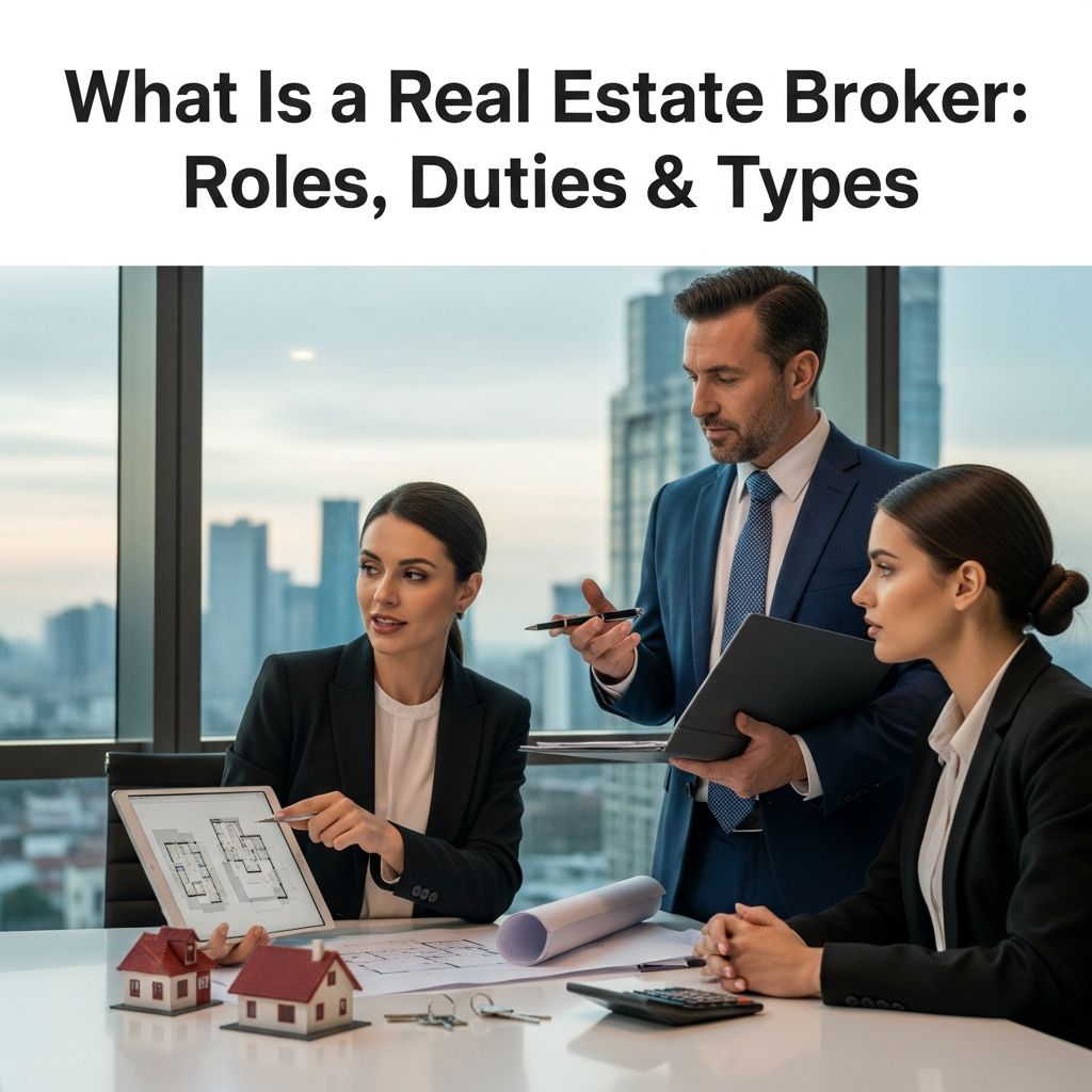 Complete guide to real estate brokers: Understanding their roles, responsibilities, and impact on property transactions.