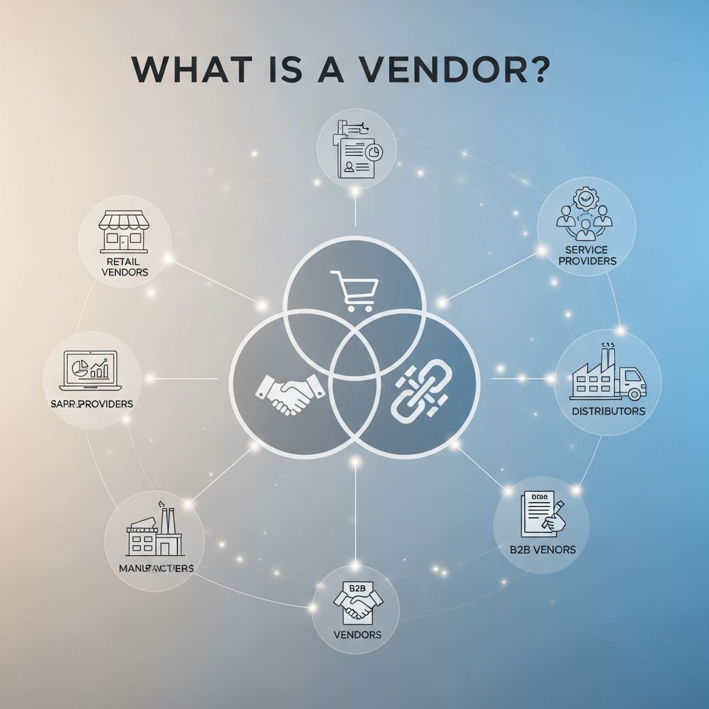 Complete guide to understanding vendors, their roles, types, and impact on business operations and supply chains.
