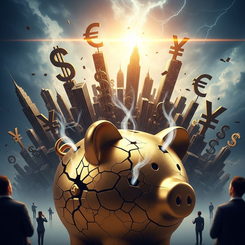 Understanding the economic phenomenon where currency systems collapse due to excessive credit expansion and hyperinflation.