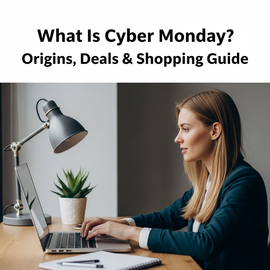 Complete guide to Cyber Monday: history, deals, and smart online shopping strategies.