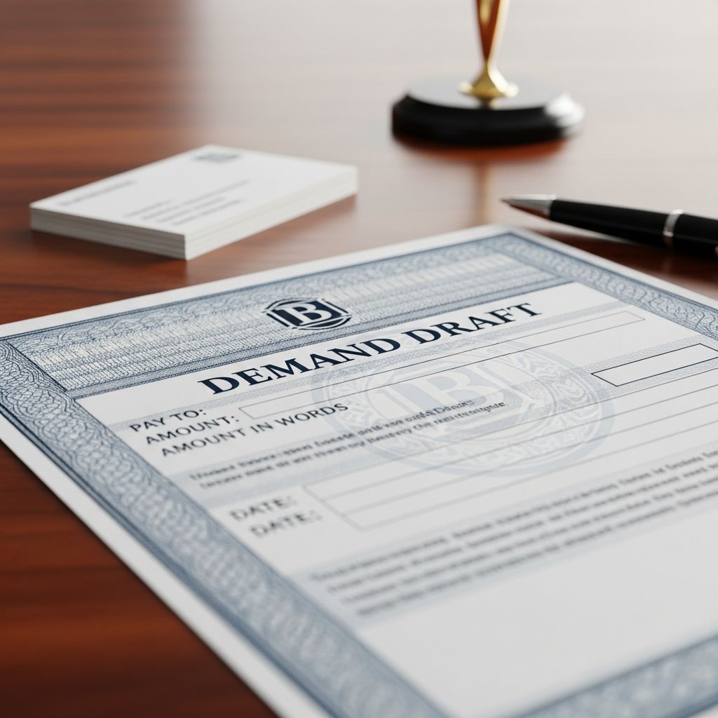 Understand demand drafts, how they work, their benefits, and why they're a secure payment method.