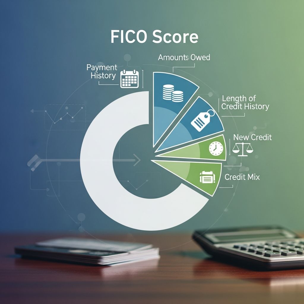 Complete guide to understanding FICO scores, calculation factors, and improving your creditworthiness.
