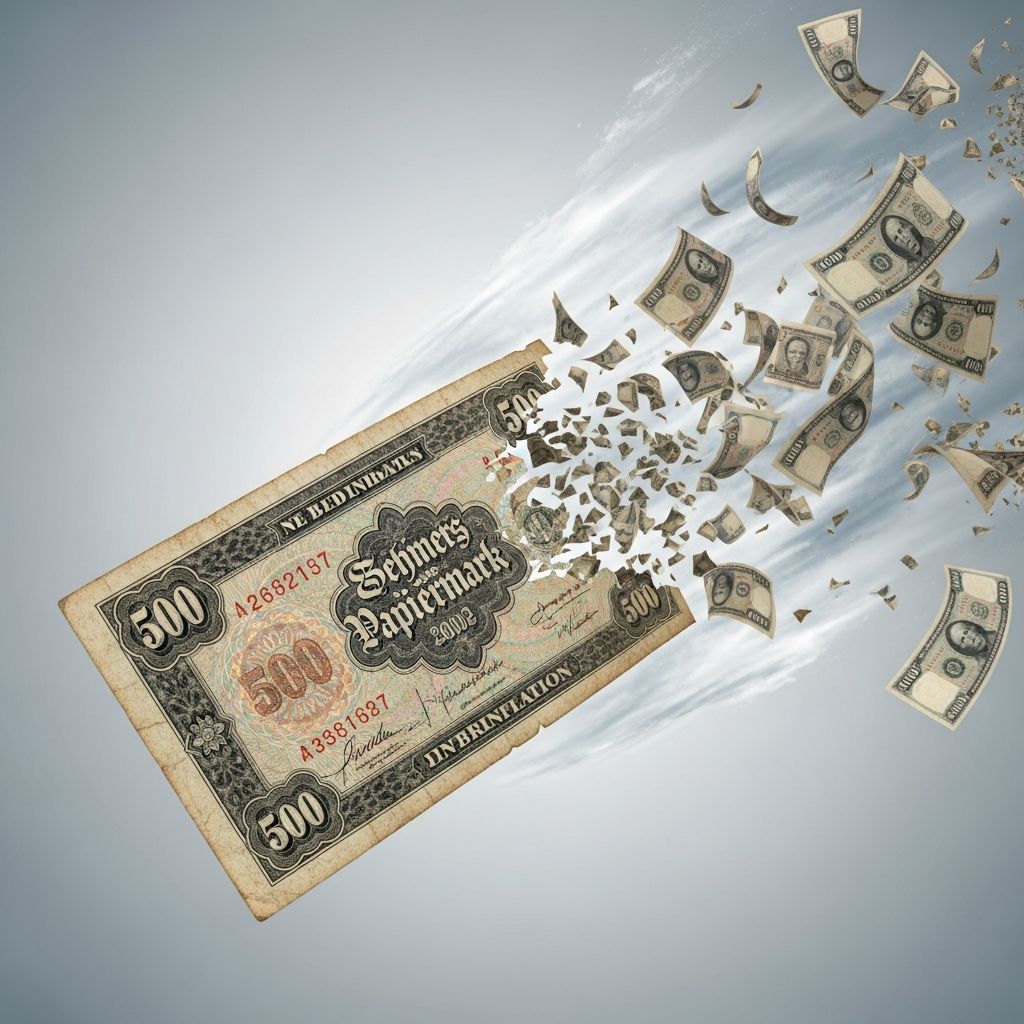 Understanding hyperinflation: how extreme price increases destabilize economies and erode currency value.