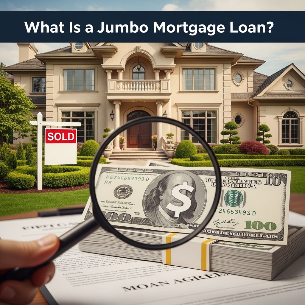 Understanding jumbo mortgages: limits, requirements, rates, and how they differ from conventional loans.
