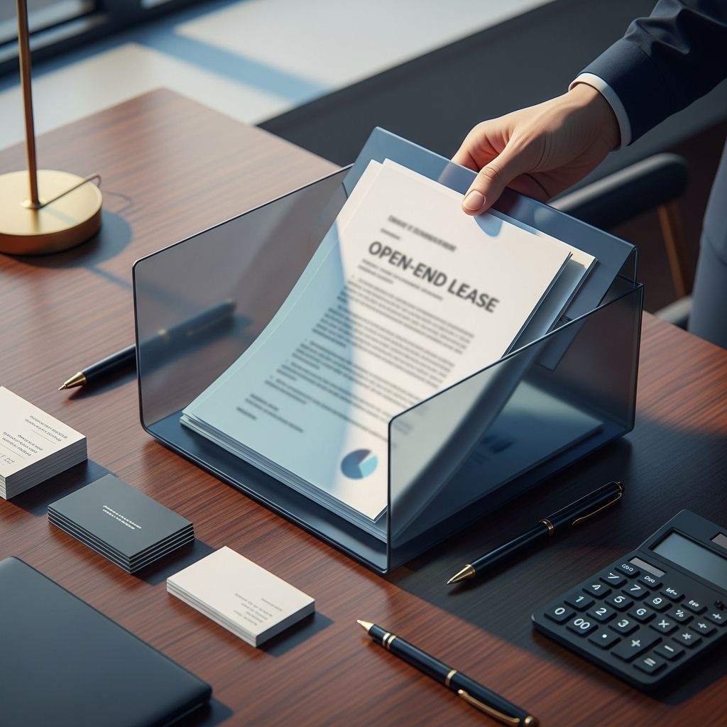Understand open-end leases: flexibility, residual value risks, and how they compare to closed-end options.