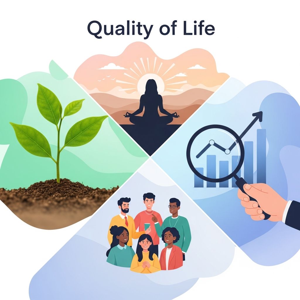 Discover what quality of life means and explore the key factors that contribute to your overall well-being and happiness.