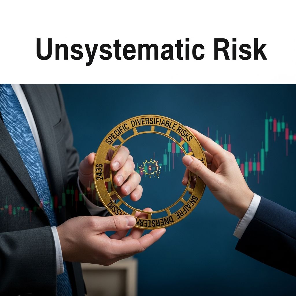 Learn how unsystematic risk affects individual investments and portfolios, and how diversification can help mitigate company-specific risks.