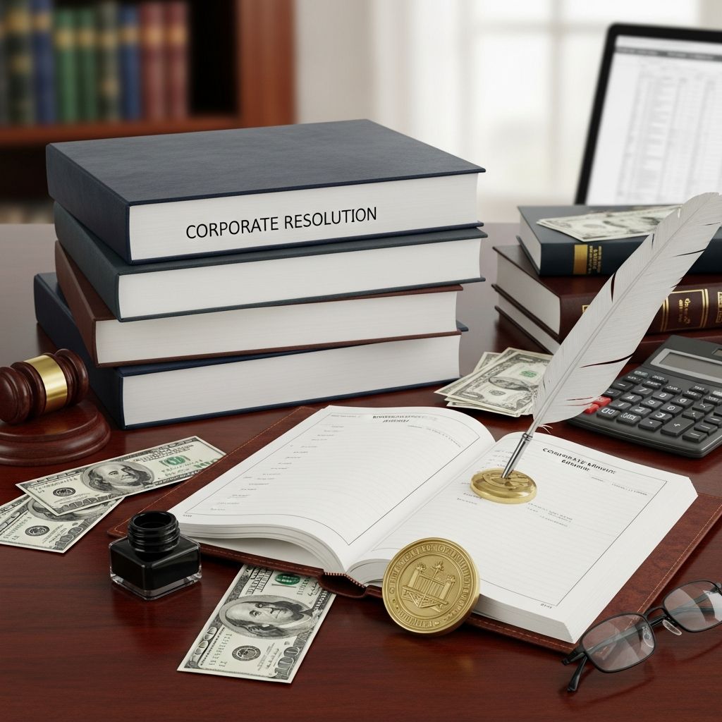 Master the essential components of corporate resolutions for legal compliance and transparency.