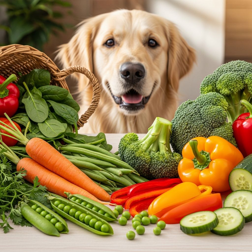 Discover safe and nutritious vegetables for your dog's diet and boost their health naturally.