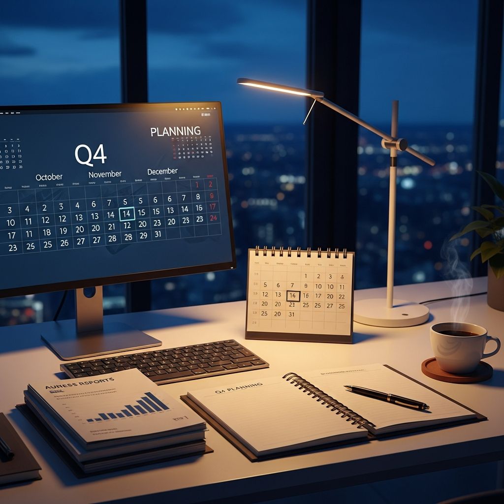 Understanding Q4 dates, fiscal quarters, and financial reporting timelines.