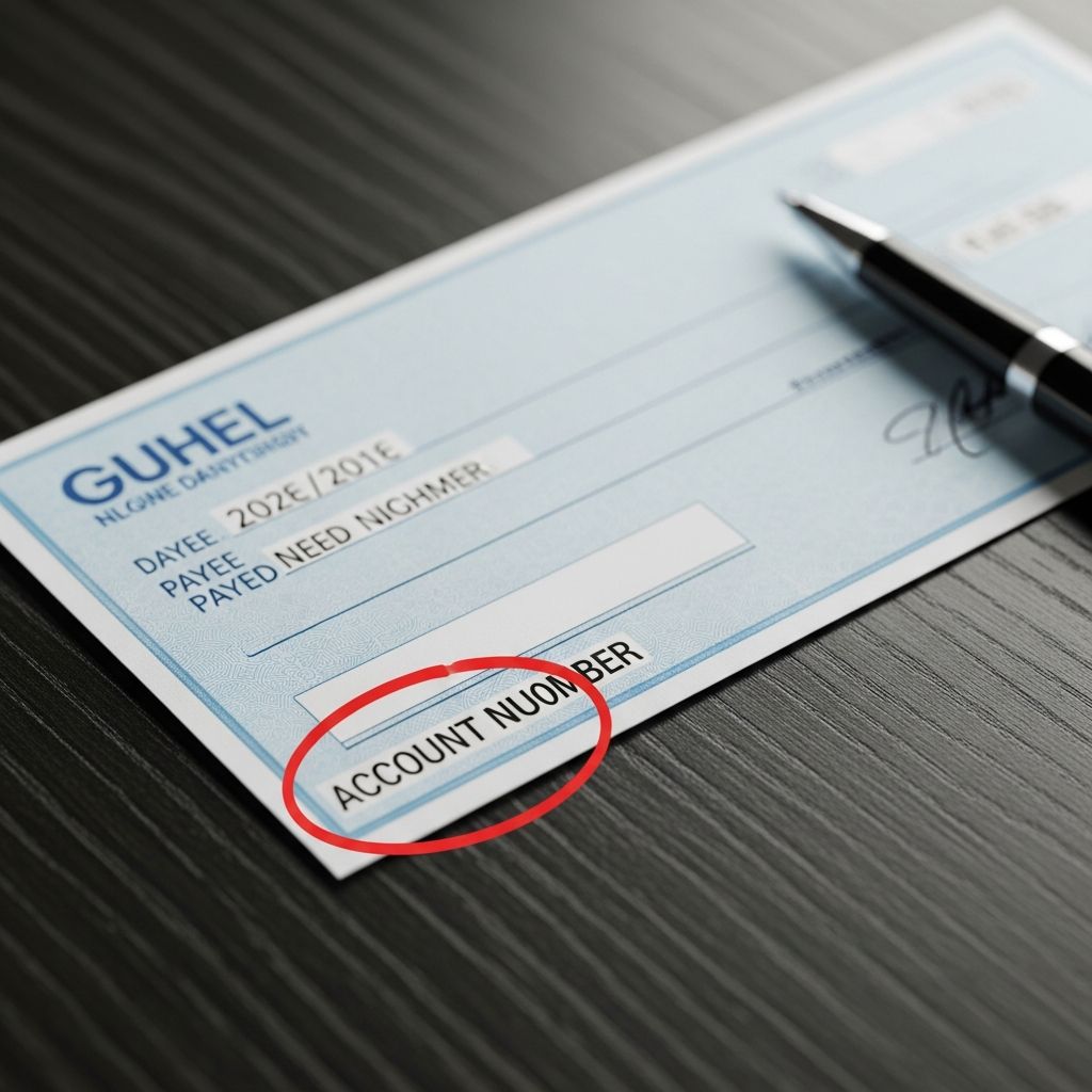 Learn to locate your account number on checks and understand banking fundamentals.