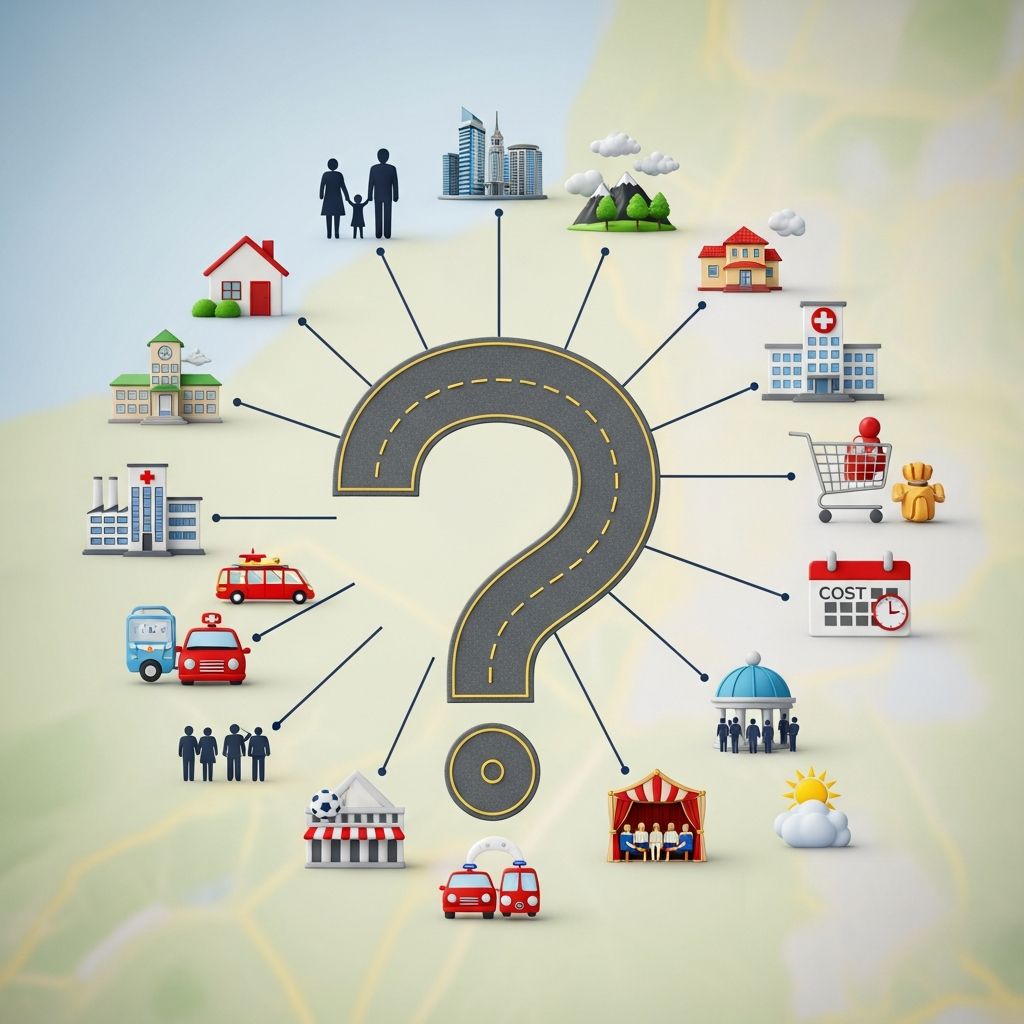 Comprehensive guide to choosing the perfect place to live based on 14 key factors.